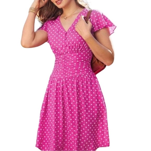 Matilda Jane Daisy Dress Pink - Picture 1 of 5